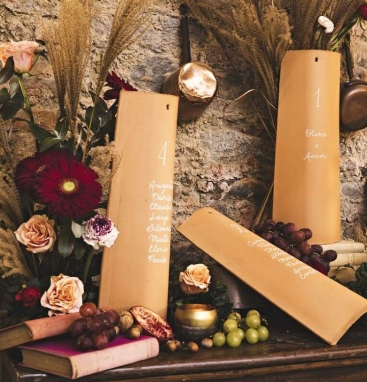 autumn vibes tableau de mariage