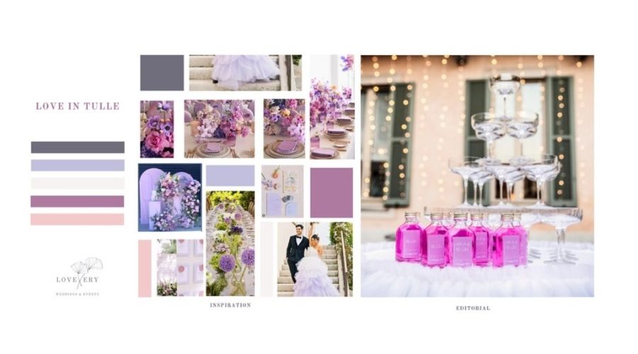 love in tulle moodboard
